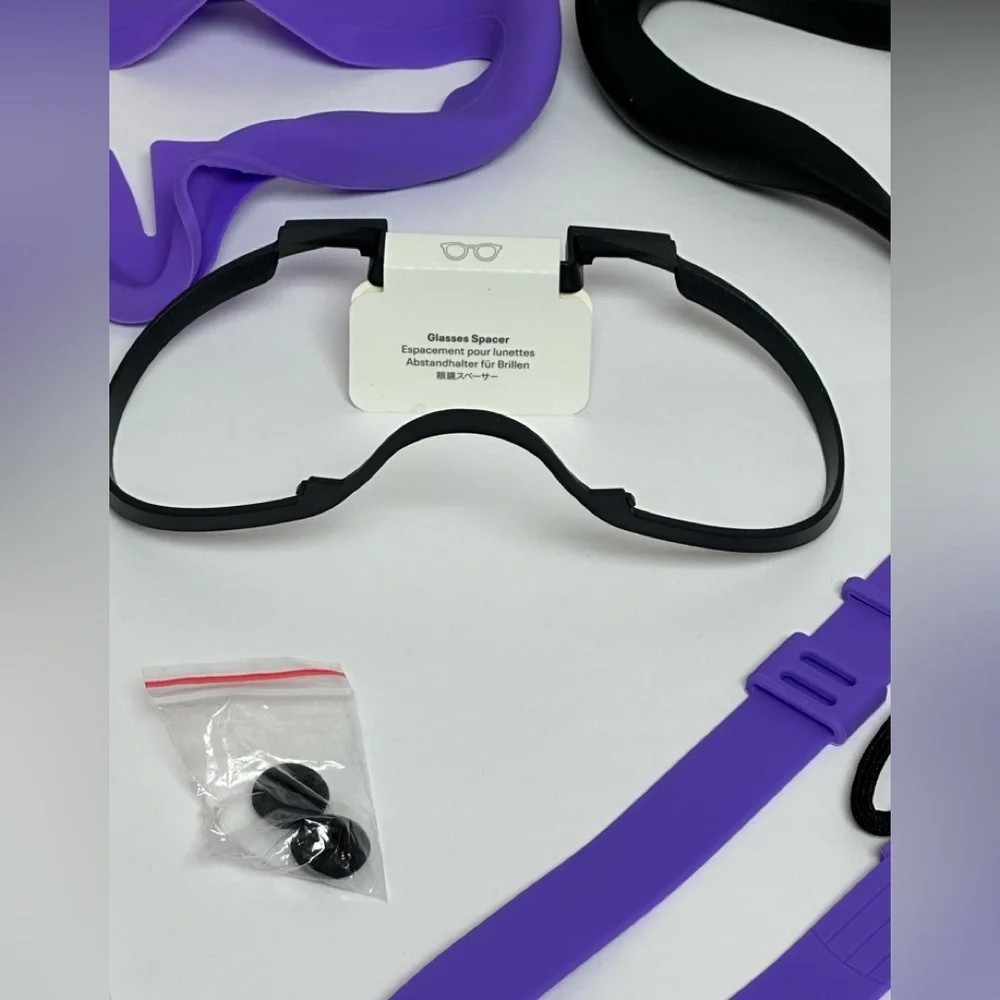 Meta Quest 2 Accessories 2 Batteries Manual Straps Silicone Face Glass Spacer